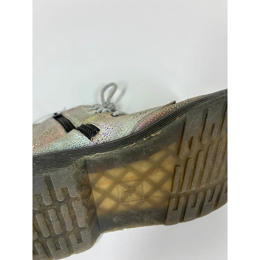 Dr. Martens 1460 Pascal J Iridescent Metallic Flecks Boots Kids Size 2 US 1 UK